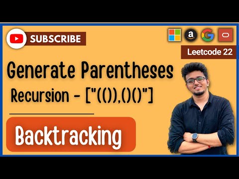 LC#1 🔥 Generate Parentheses - LeetCode 22 | Intuition + Code | Recursion Tree | Backtracking | Java