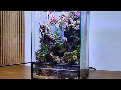 Build a real Waterfall🌊 in your Room. Four Waterfalls flowing in a row in Vivarium