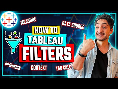 How to Create Tableau Filters | #Tableau Course #58