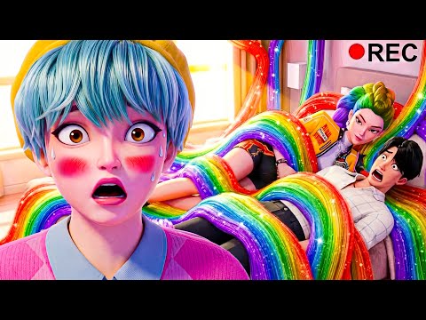 VLOG: RUMI'S MAGIC LONG GOLDEN HAIR DISTURBS JINU ?!😱 Baby Saja Is Shocked! (KPDH Funny Moments)