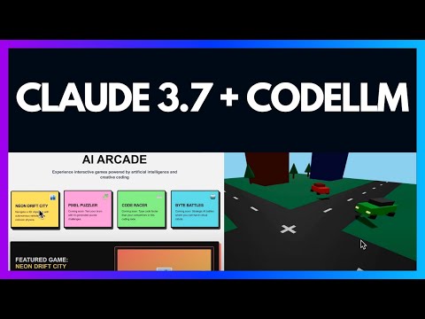 Build Web Apps in Minutes with Sonnet 3.7 Thinking and CodeLLM