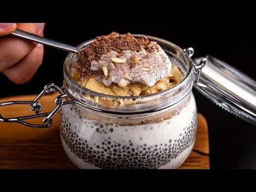 🔥 I don't eat sugar anymore! I don't drink 🐮 milk! SUPERFOOD! CHIAMISSU! Healthy dessert