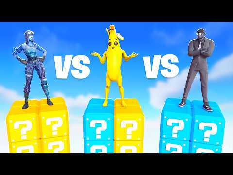 MYTHIC vs EXOTIC Lucky Block Race!