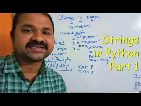 Strings in Python part 1 || Basic Operations || Accessing || Slicing || Indexing || Concatenation