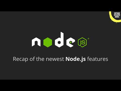 So here is what's new in Node.js