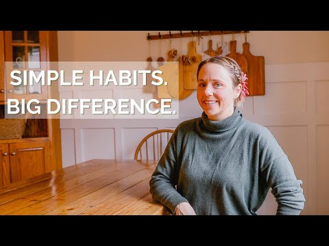 Daily habits for the homemaker
