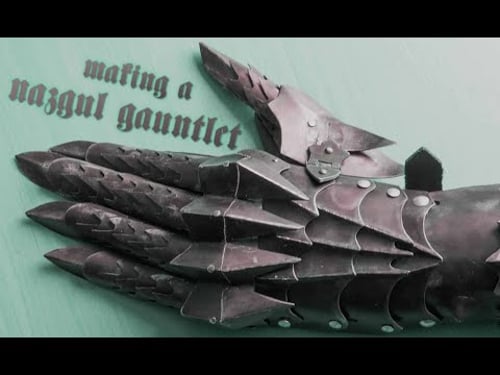 Making a Steel Plate Nazgul Gauntlet