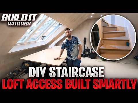 🔨 DIY Loft Staircase Build – Step-By-Step Loft Conversion Guide!
