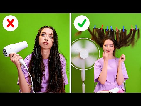 Extreme DIY Beauty: Testing Viral Hacks for SHORT and LONG Hair ✂️💄