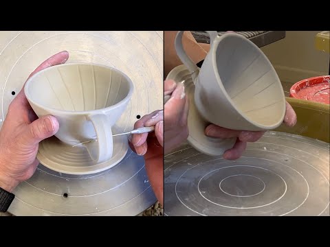 448. Making a Pour Over Coffee Dripper/Brewer with Hsin-Chuen Lin 林新春 試作手沖咖啡錐形濾杯