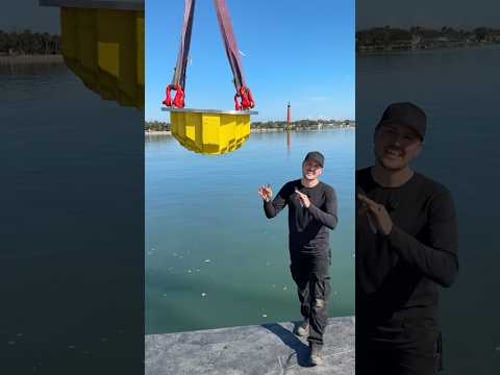 This magnet’s original purpose was for a robotic heart surgery machine! It’s field is .1 Tesla