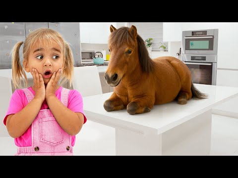 Alice aprende sobre os animais da fazenda e seus sons