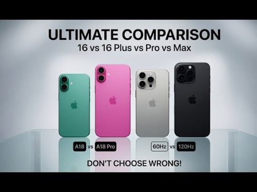 iPhone 16 Full Lineup Comparison:16, 16Plus,16 Pro & 16Pro Max Specs Reviewed #smartphone@seo