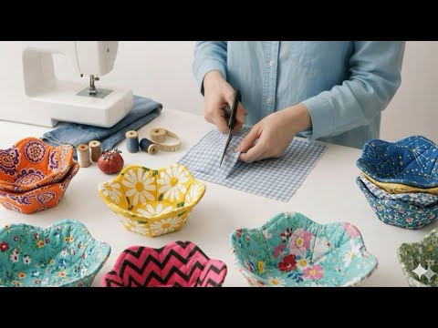 How to Sew Fabric Baskets β Cute & Practical DIY Idea