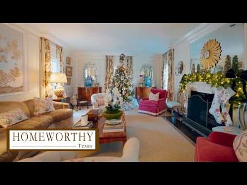 TEXAS CHRISTMAS HOUSE | A Traditional Dallas Home Decked Out in Bright, Colorful Holiday Style