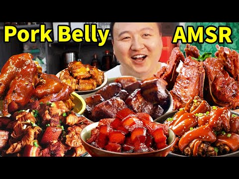 Mubang:See how much I can eat #chinese food#Pork belly