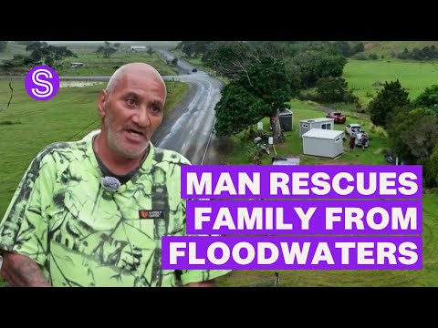 Grandfather saves wife and grandchildren as flood threatens to wash away their home | Stuff.co.nz