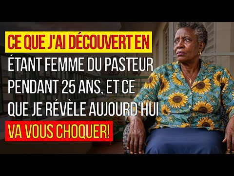 CE QUE J'AI DÉCOUVERT EN ÉTANT FEMME DU PASTEUR PENDANT 25 ANS, CE QUE JE RÉVÈLE VA VOUS CHOQUER