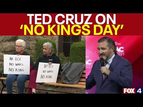 Ted Cruz at CPAC on 'No Kings Day'