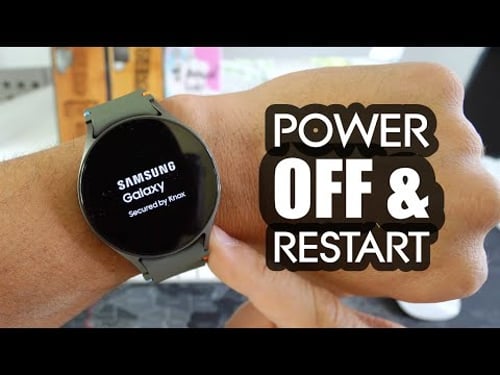 How to Force Turn OFF/Restart Samsung Galaxy Watch 7 - Frozen Screen Fix