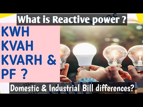 What Are kWh, kVAh, kVARh & PF?(Easy Guide for Electrical Students & Engineers)|Activ,reactive power