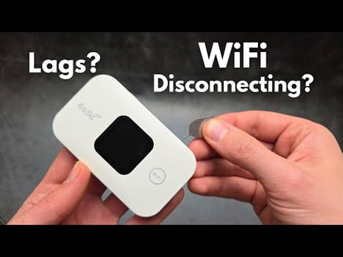 WiFi Disconnecting & Lagging on 4G/5G Portable WiFi MiFi Router Hotspot? MF5577 H807 MF935 MF800