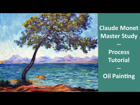 Claude Monet Master Study - Process Tutorial - Oil Painting