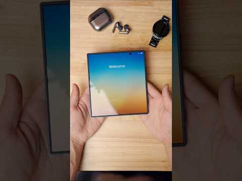 THIS is the future - Samsung Galaxy Z Fold 7 #samsung #samsunggalaxy #unboxing #zfold7 #zfold