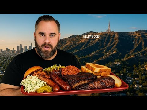 Eating The Most VIRAL Restaurants in Los Angeles for 24 Hours...