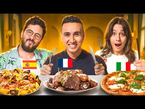 Quel pays fait le MEILLEUR plat ? 🇫🇷 France vs 🇮🇹 Italie vs 🇪🇸 Espagne
