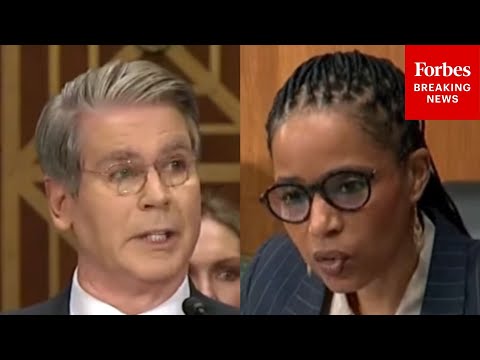 'Do You Still Stand By This Statement?': Angela Alsobrooks Grills Scott Bessent On CDFI Bank Funding