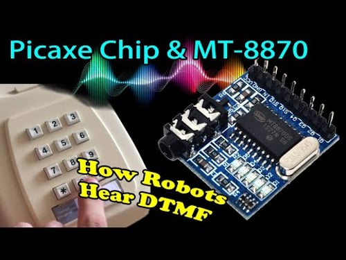 How to Use the MT8870 DTMF Decoder with a PICAXE Microcontroller