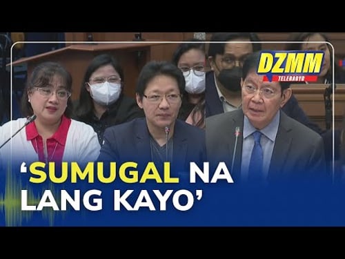 Lacson to Discayas: Take risk amid witness protection program application | (14 November 2025)