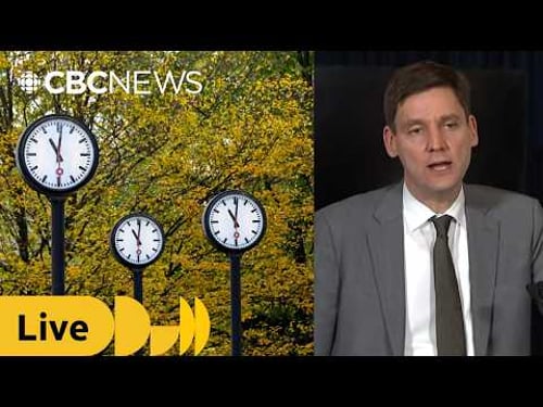 B.C. Premier David Eby answers questions after province adopts permanent daylight time