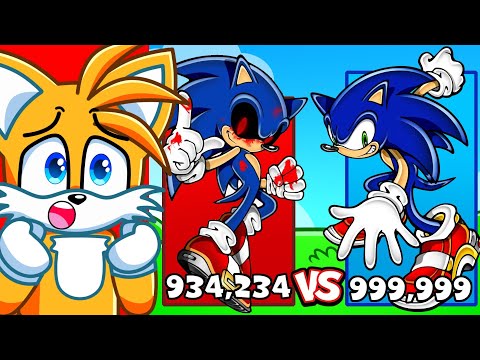 SONIC vs SONIC EXE Power Level Comparison