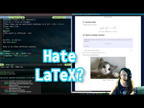 Hate LaTeX? Try Typst! (https://typst.app)