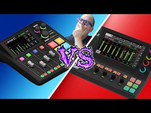 MACKIE DLZ CREATOR XS vs RODECASTER DUO