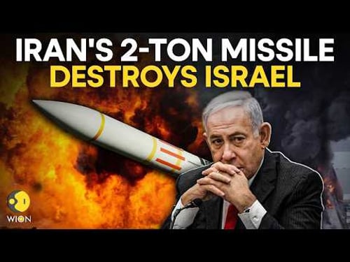 Iran Attacks Israel LIVE: Iran’s 2-Ton Monster Missile Hits Israel, Khorramshahr Targets Iron Dome