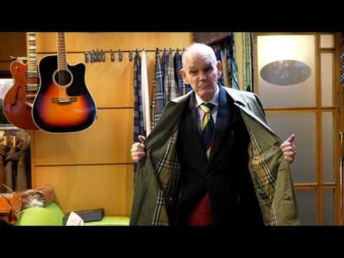 The Trench Coat 🧥 Men’s Style David Saxby talking about raincoats - Burberry - Grenfell - Rain coat