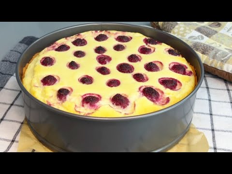 За минуты к чаю!Творожный пирог который тает во рту!Просто и очень вкусно вкусно!