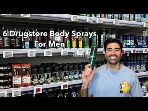 6 Classic Mens Body Sprays