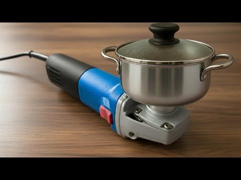 Not everyone knows this secret! Insert old Pot into the Angle Grinde You Will not Believe😱