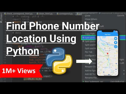 Python Project | Track Phone Number Location Using Python
