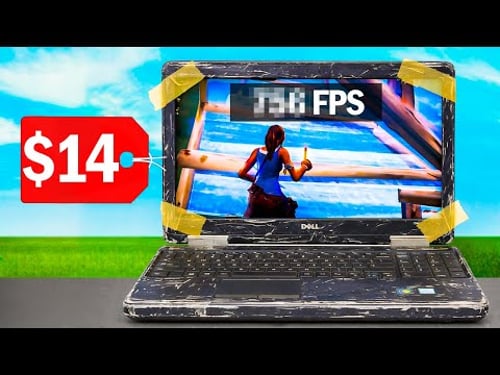 Can A $14 LAPTOP RUN Fortnite?!