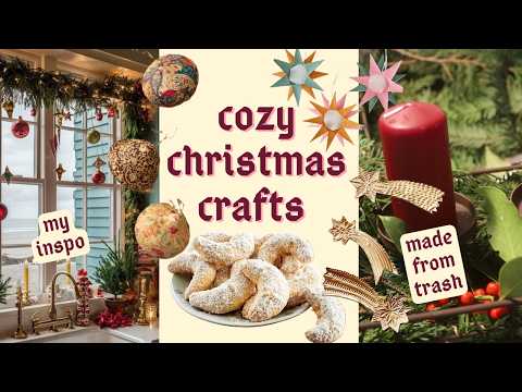 Stop Consuming and Start creating - cozy Christmas crafts for zero dollars