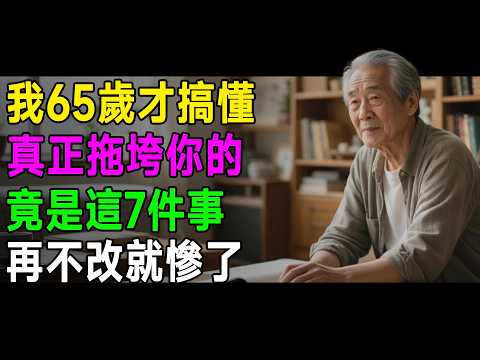 我65歲才搞懂!退休後真正拖垮你的,不是生病沒錢,而是這7個不起眼的壞習慣!
