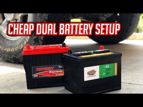 Installing dual battery system in the 100 series Land Cruiser (Lexus LX470)