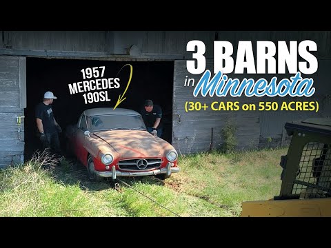 30+ CAR BARN FIND: 550 Acres in MINNESOTA