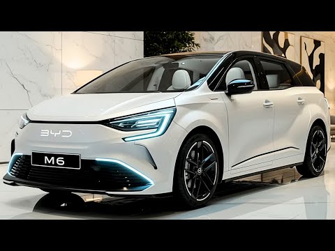BYD M6 Electric MPV First Look! 530 km Range & 0–100 in 8.6s?