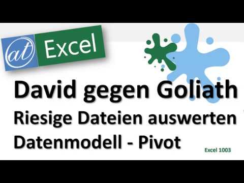 Analyze huge amounts of data with Pivot - Excel data model and Power Query